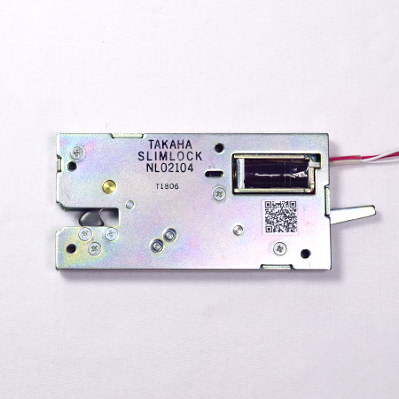 解錠レバー付き電気錠